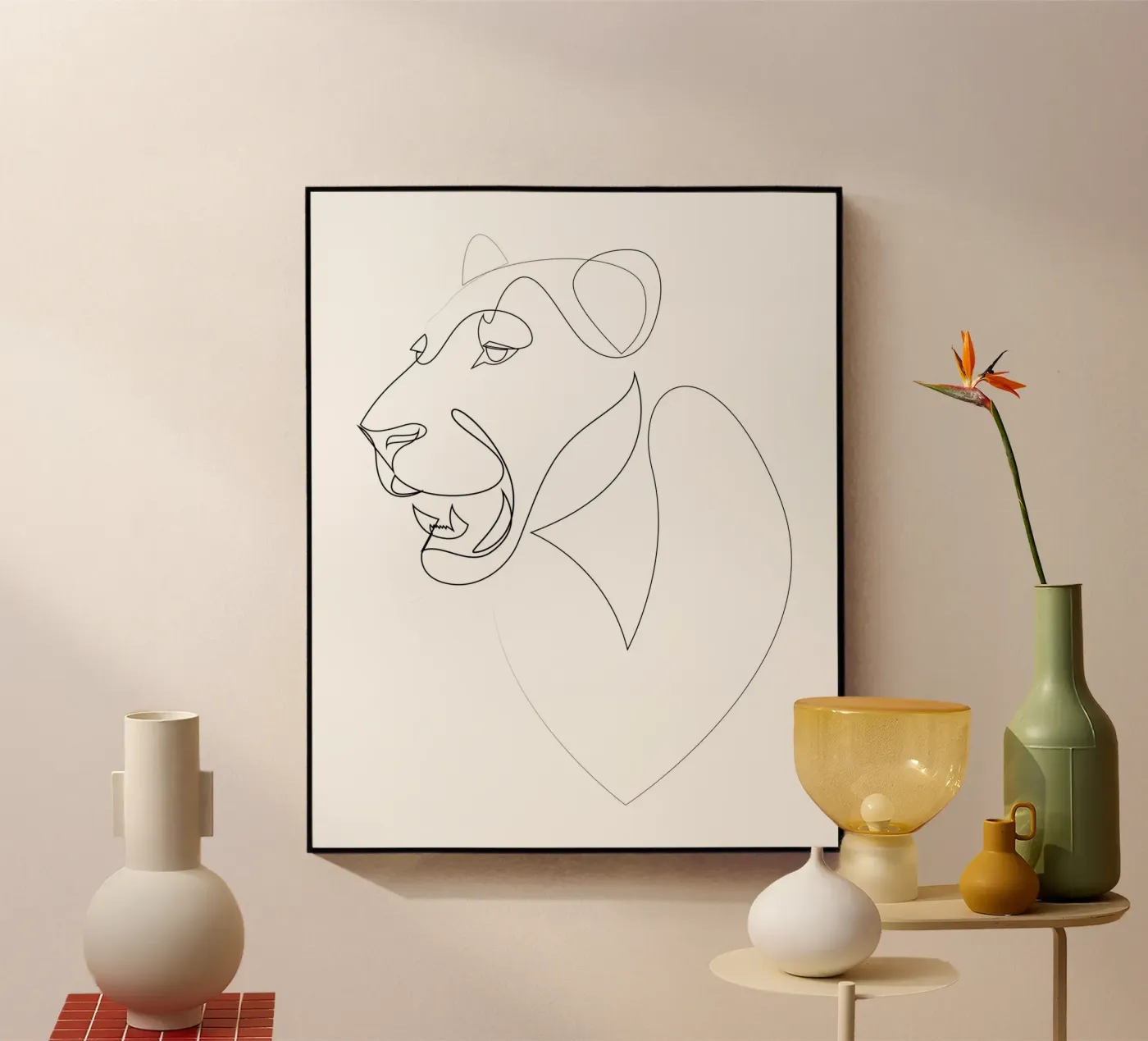 Lioness plexiglas de Addillum