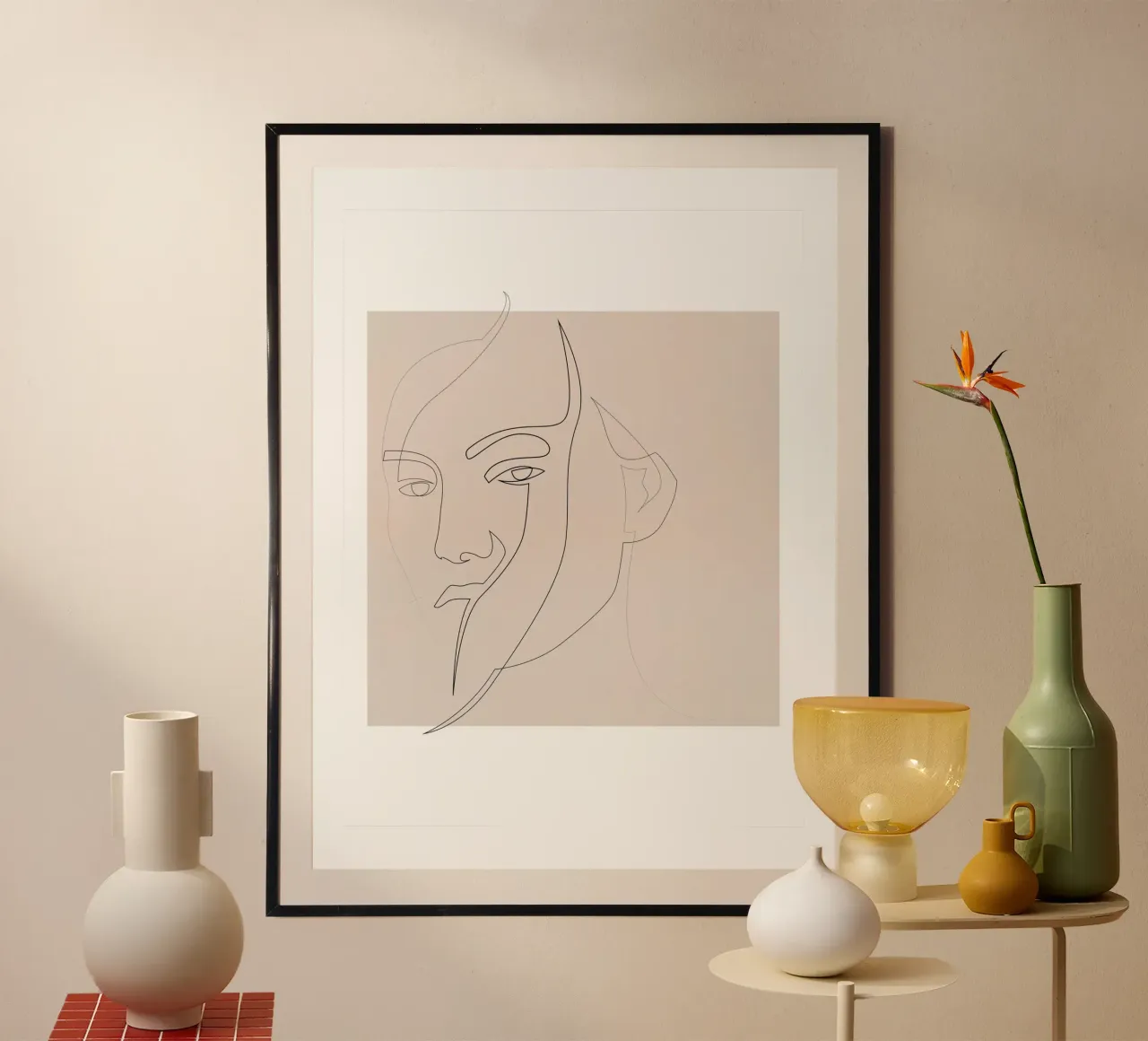 Misfaith pastel poster with plastic frame by Addillum