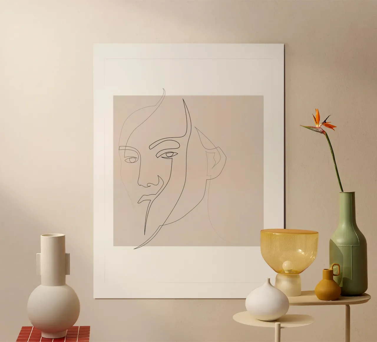 Misfaith pastel poster with plastic frame by Addillum