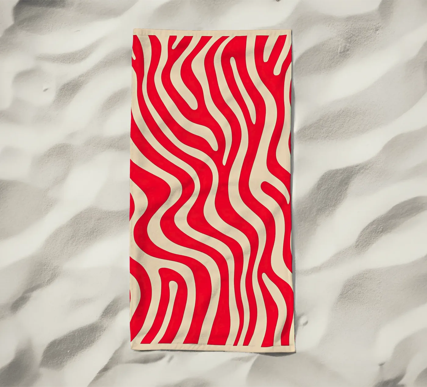 Pink Zebra Pattern telo mare da Autofocus