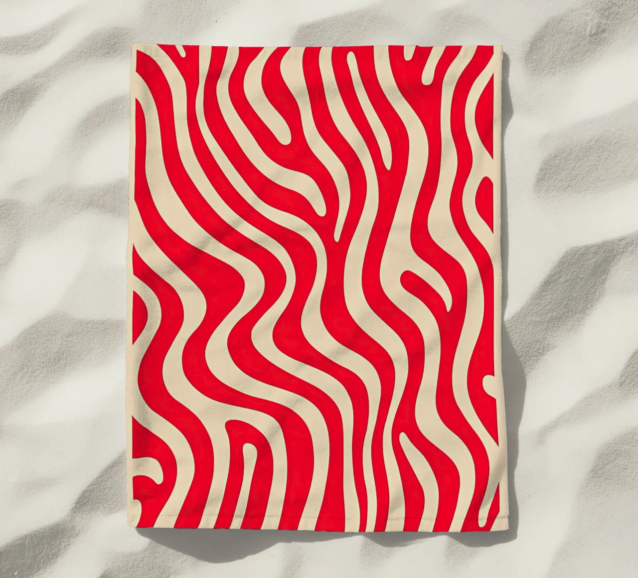 Pink Zebra Pattern telo mare da Autofocus