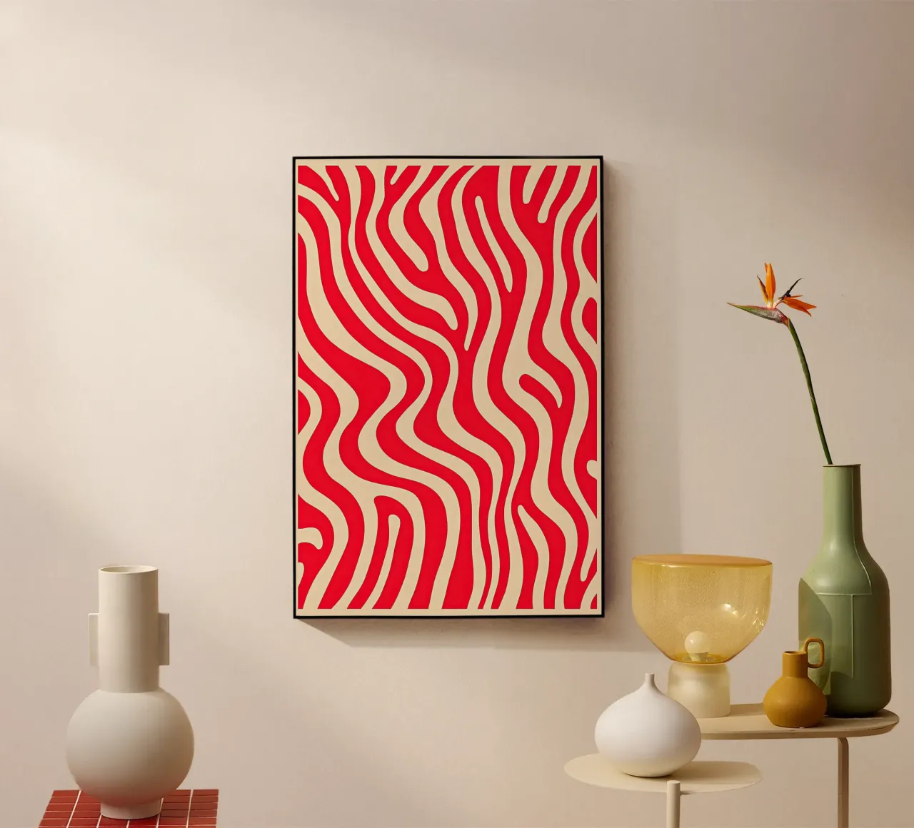 Pink Zebra Pattern plexiglass da Autofocus