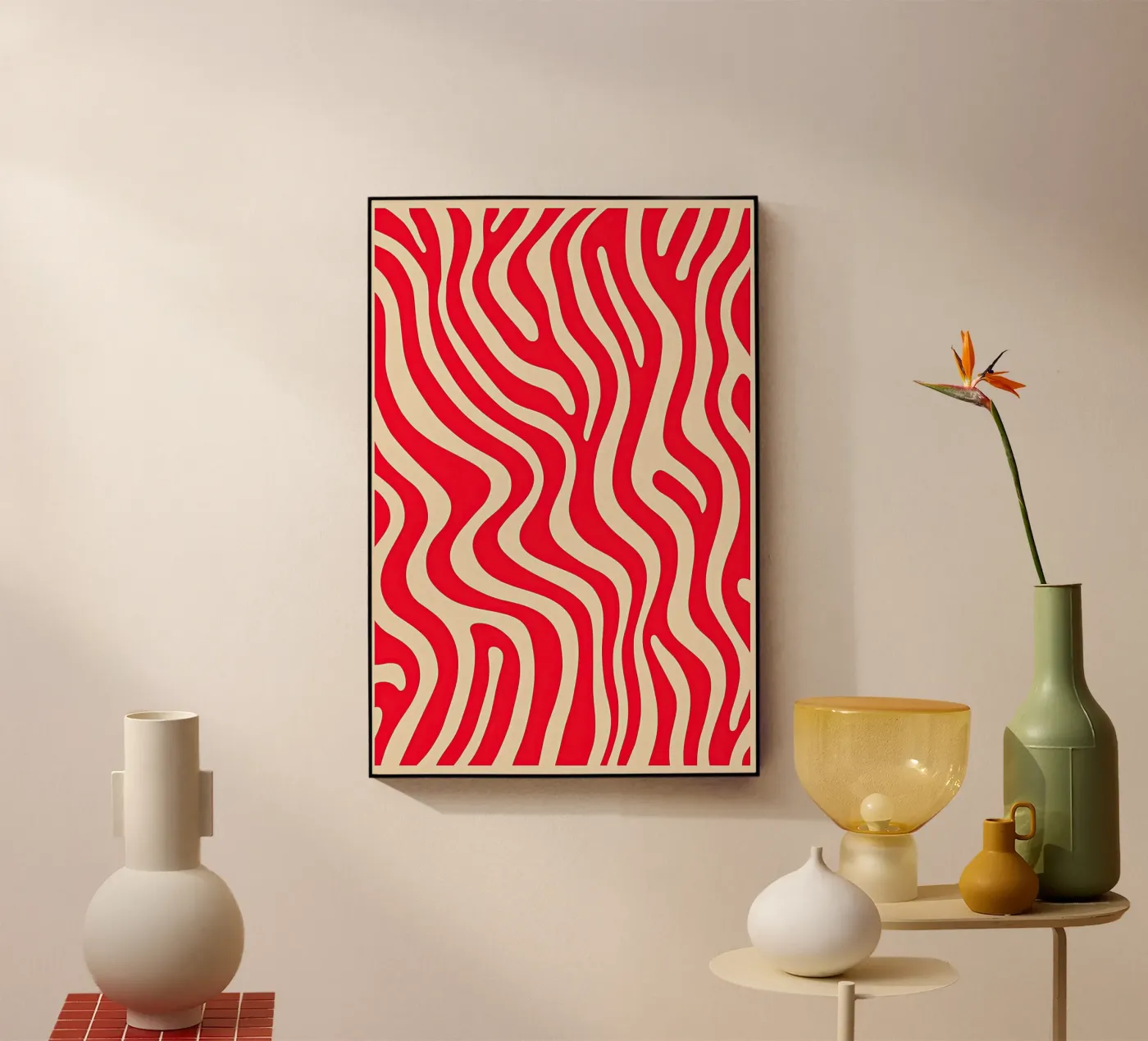 Pink Zebra Pattern Acryl-Glas von Autofocus
