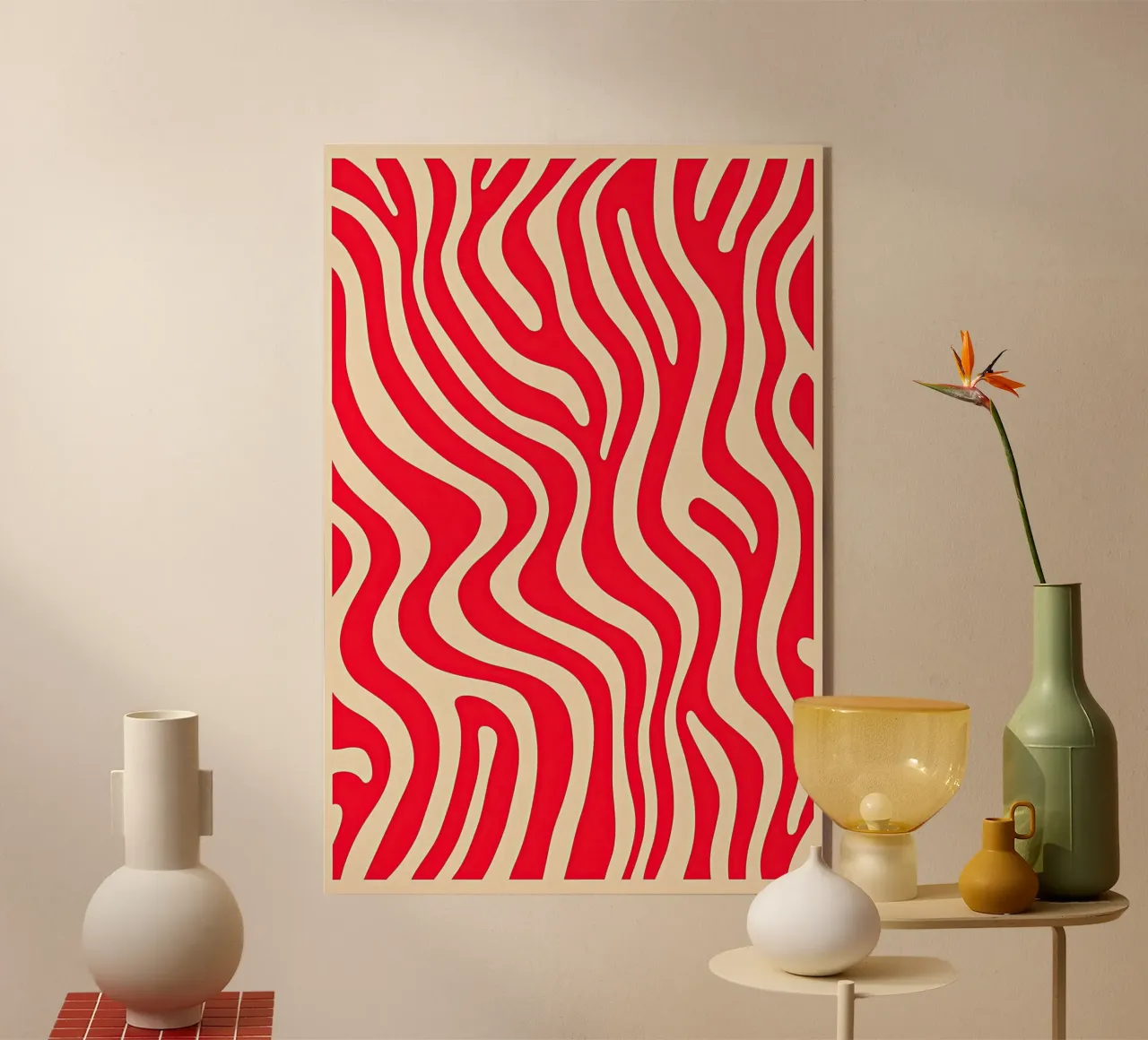 Pink Zebra Pattern plexiglass da Autofocus