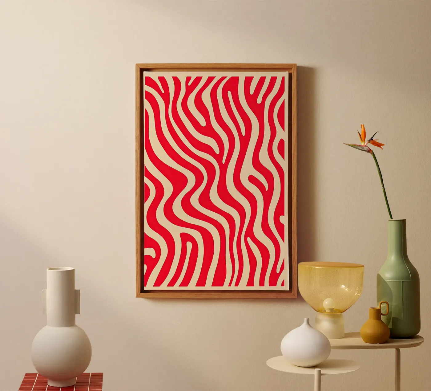 Pink Zebra Pattern canvas by Autofocus