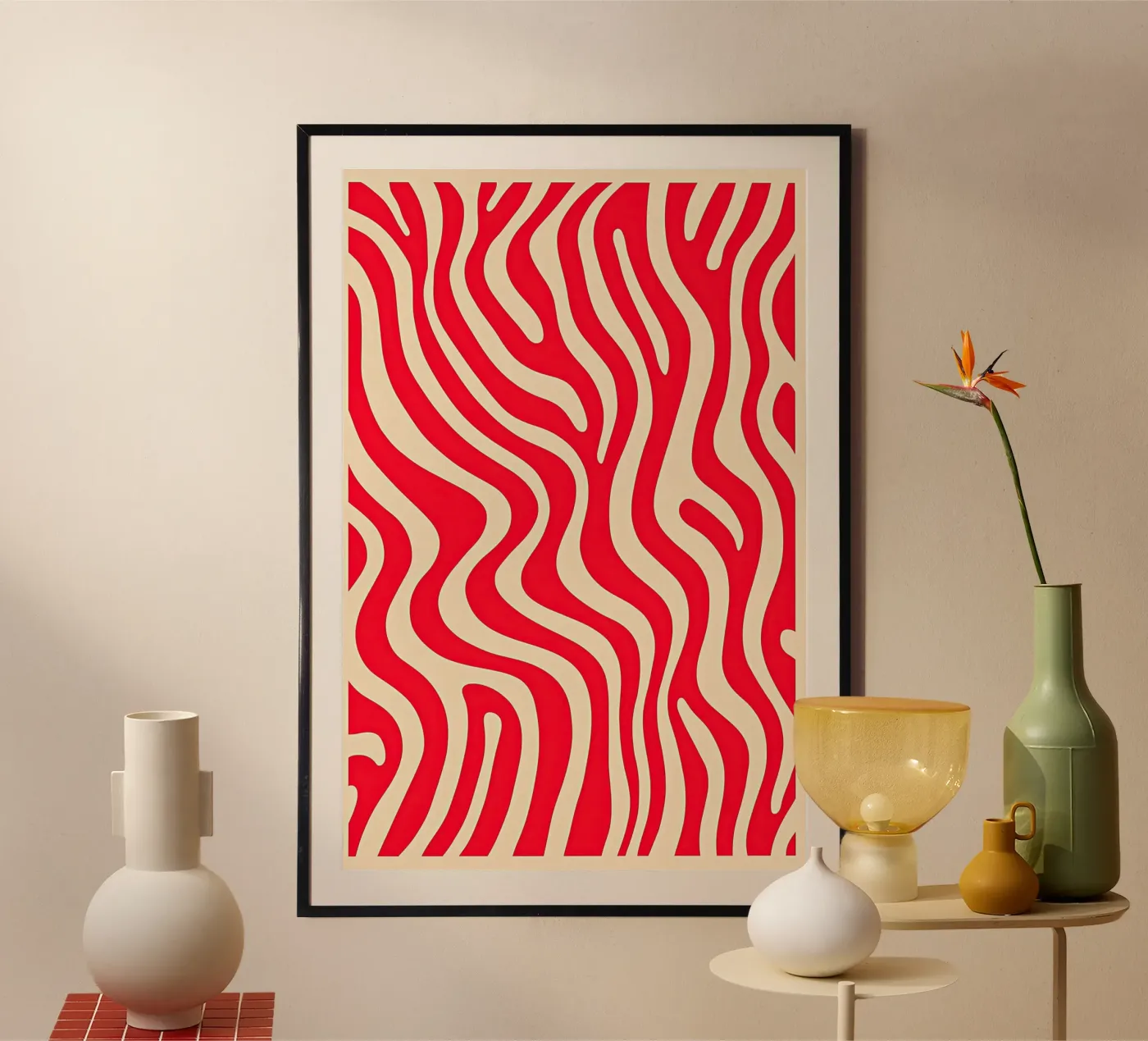 Pink Zebra Pattern poster da Autofocus