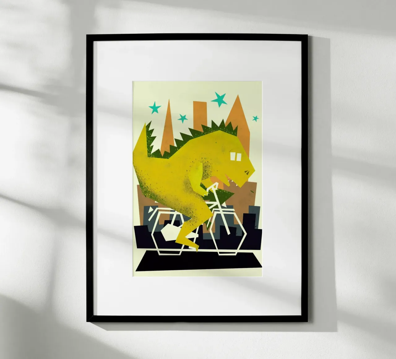 Godzilla Going To Town poster da Yetiland