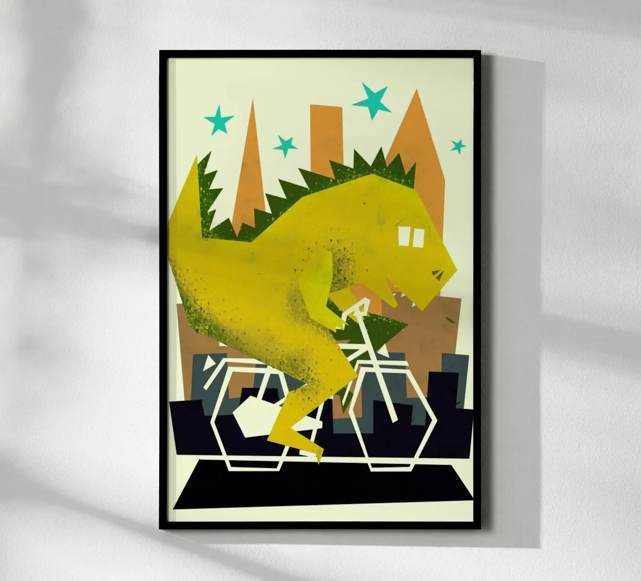 Godzilla Going To Town poster da Yetiland