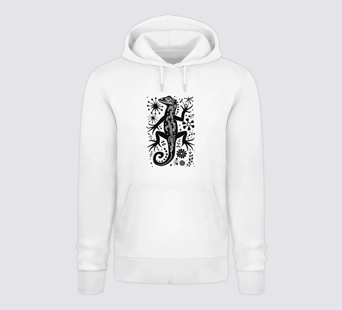 Eidechsen Muster Hoodie von Autofocus