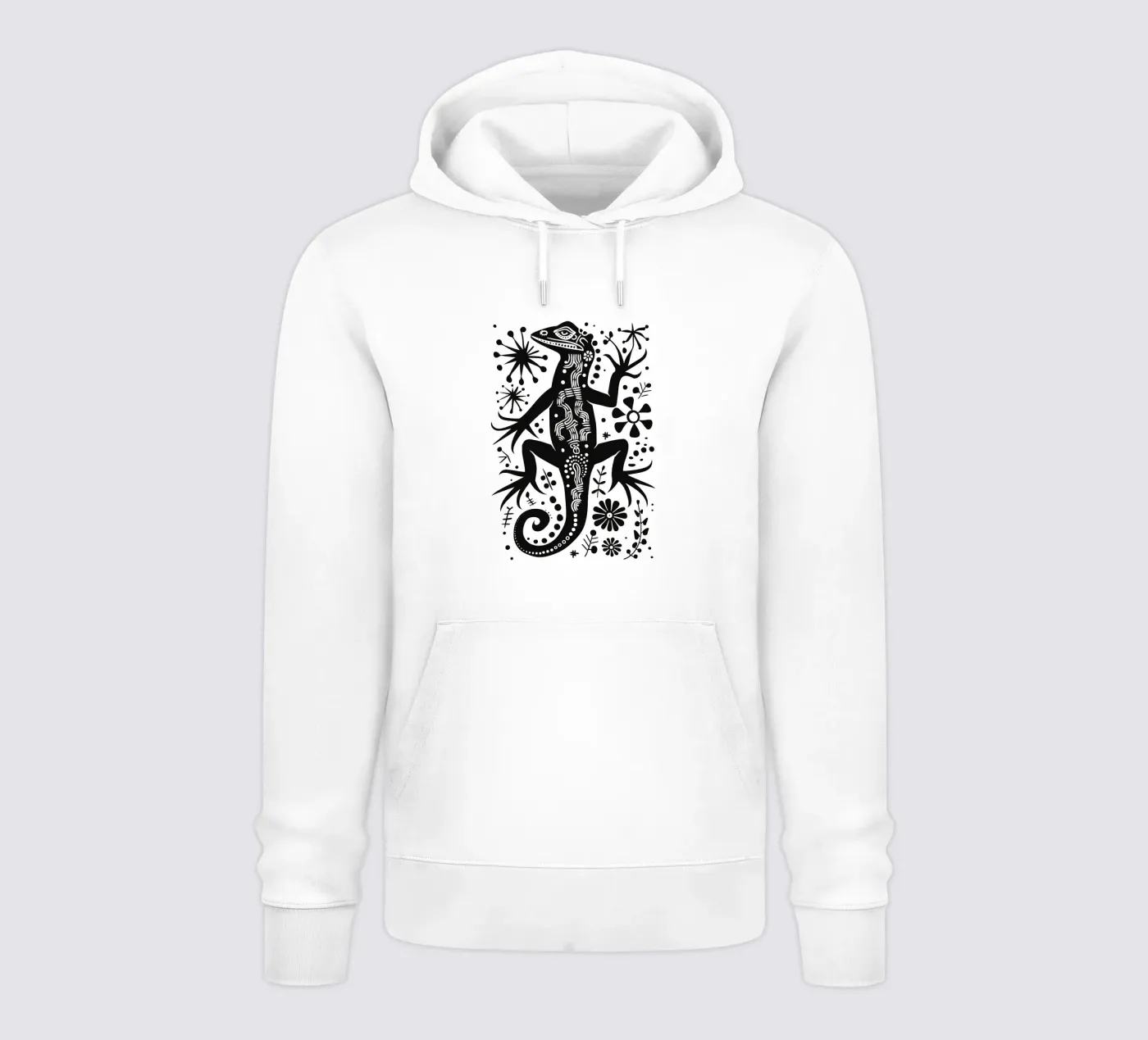 Eidechsen Muster Hoodie von Autofocus