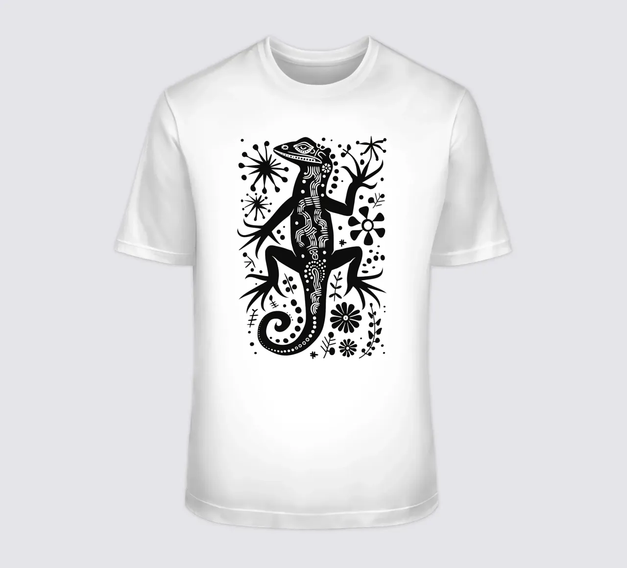 Modello lucertola t-shirt da Autofocus