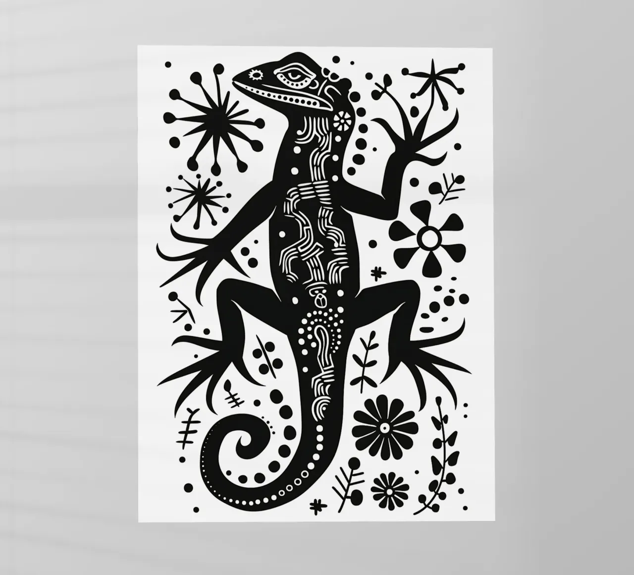 Lizard pattern backlit film by Autofocus