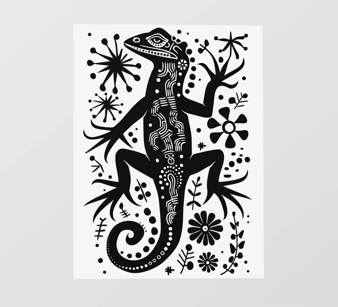 Lizard pattern backlit film by Autofocus