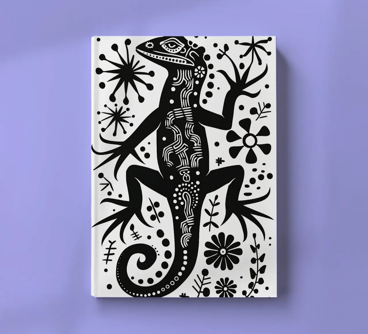Lizard pattern carnet de notes de Autofocus