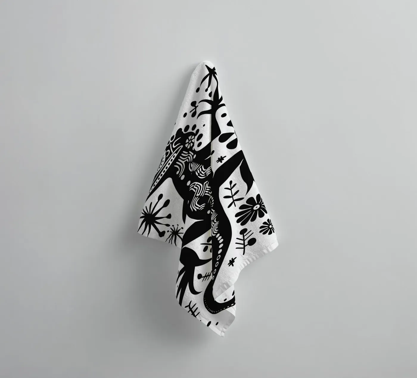 Lizard pattern towel by Autofocus