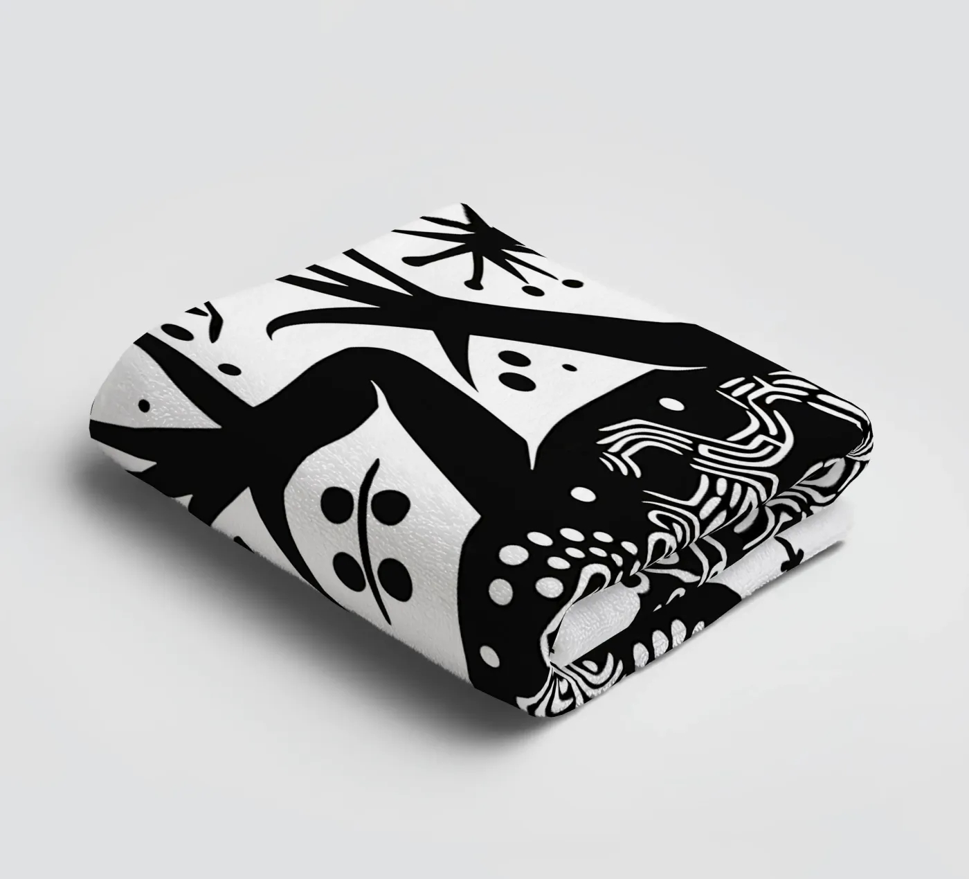 Lizard pattern towel by Autofocus