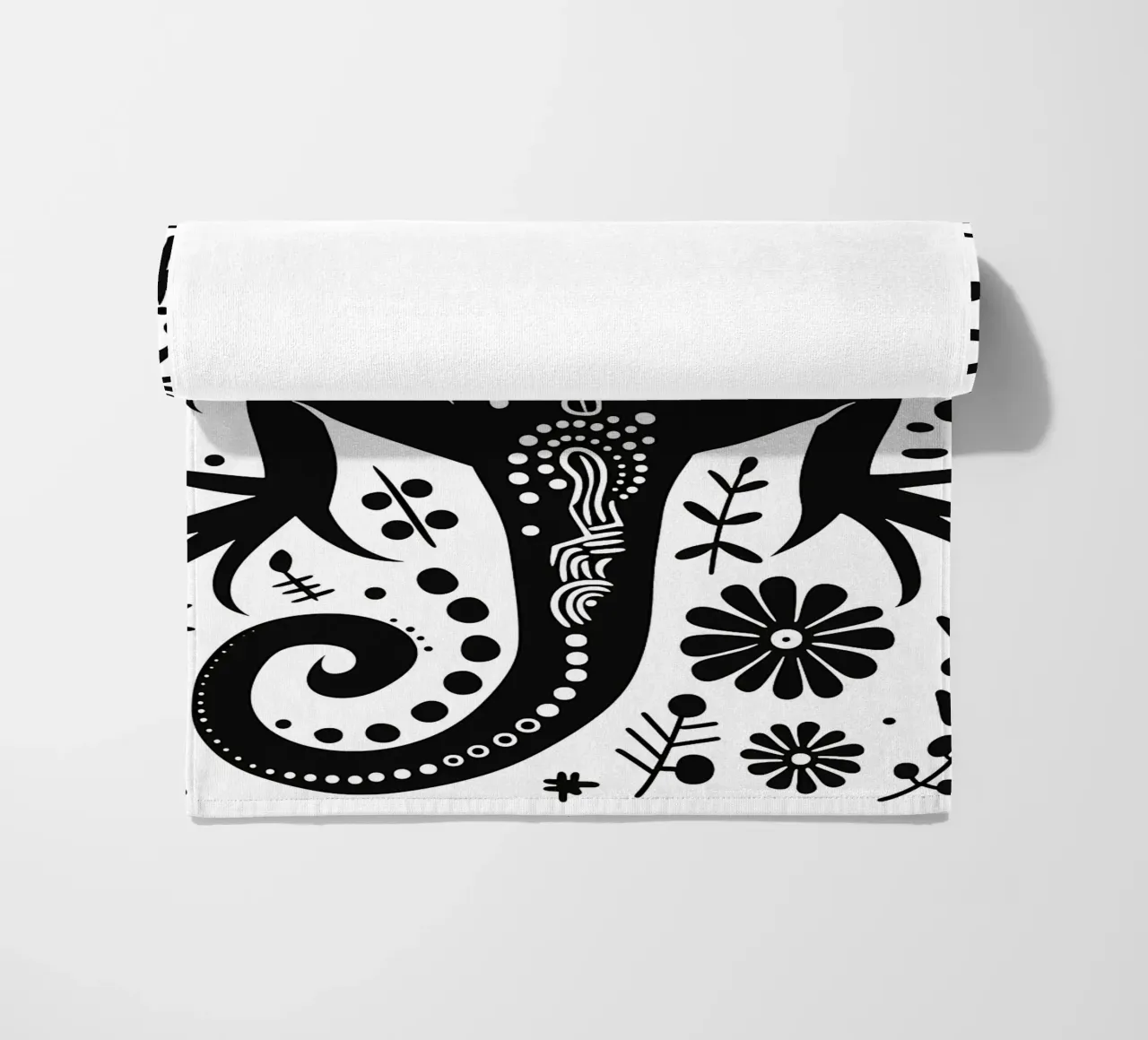 Lizard pattern beach towel by Autofocus