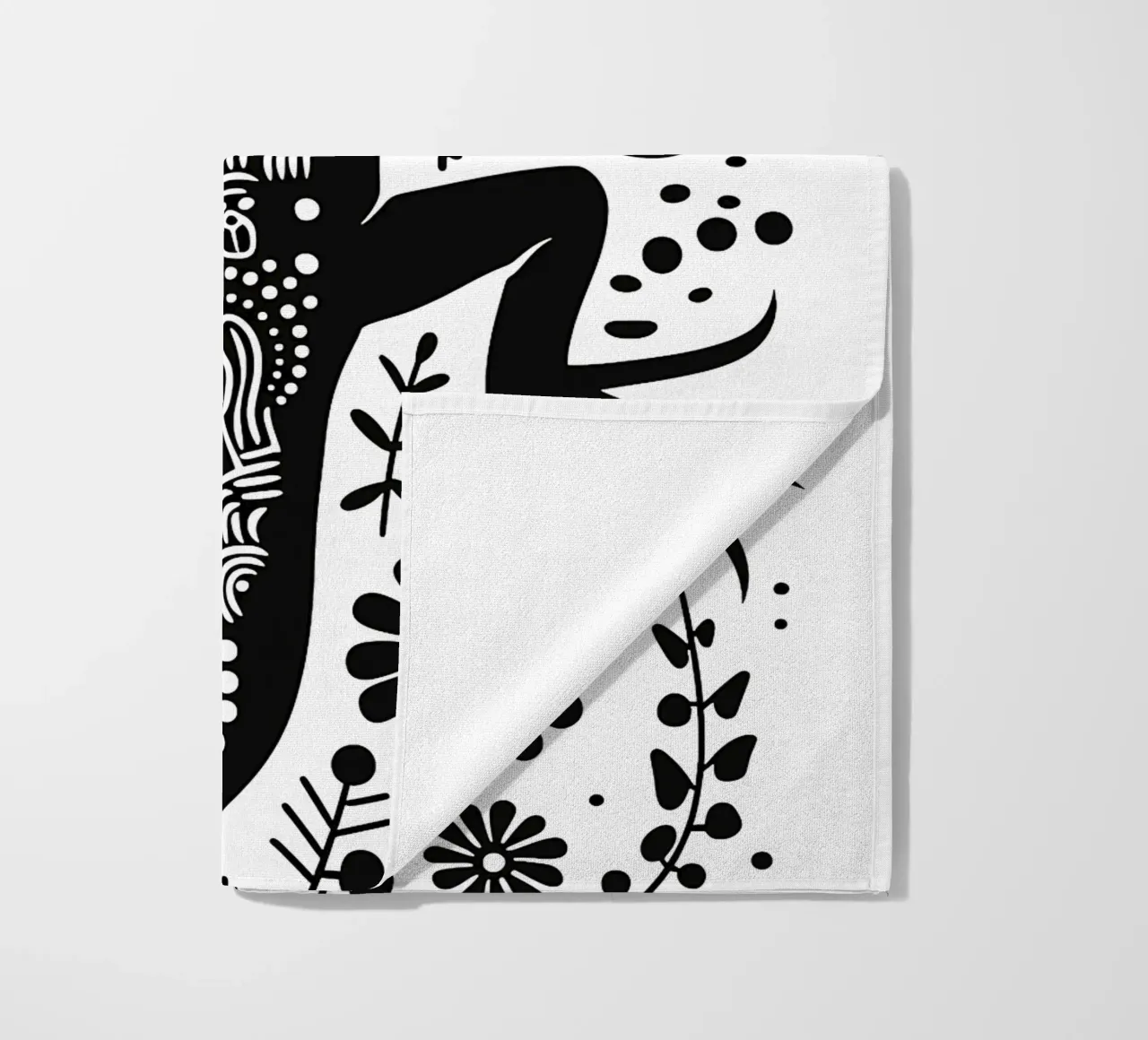 Lizard pattern beach towel by Autofocus