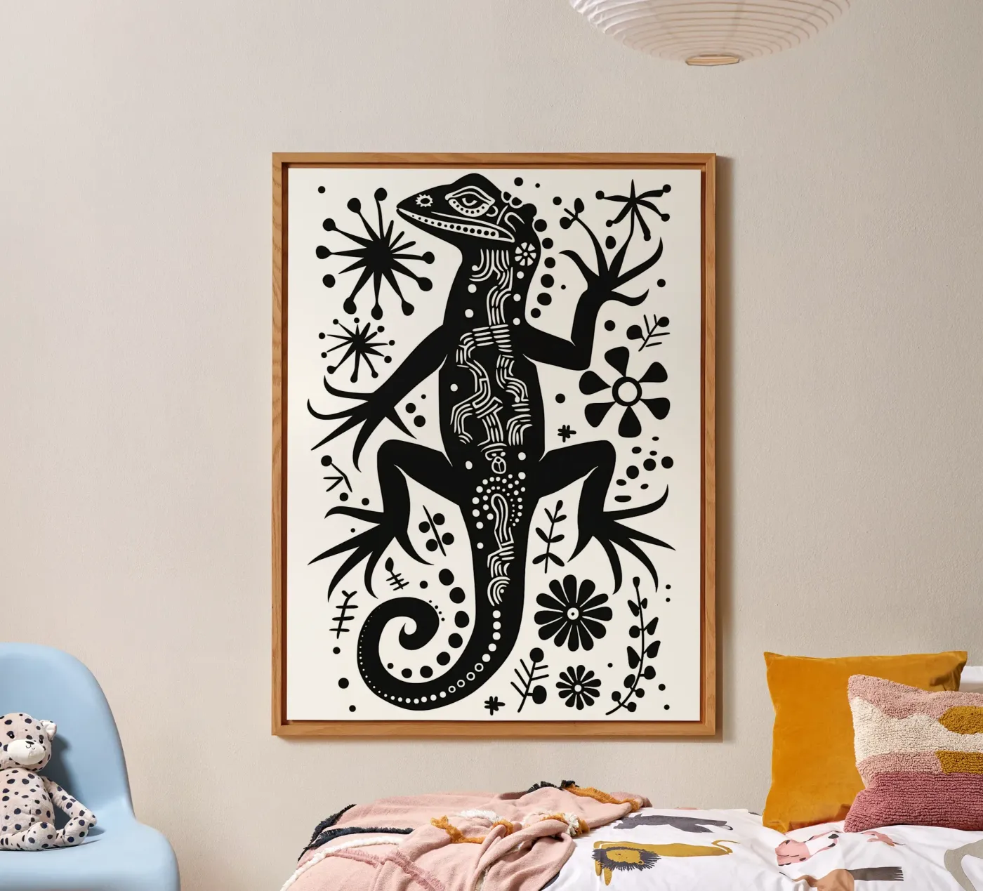 Lizard pattern alu-dibond by Autofocus