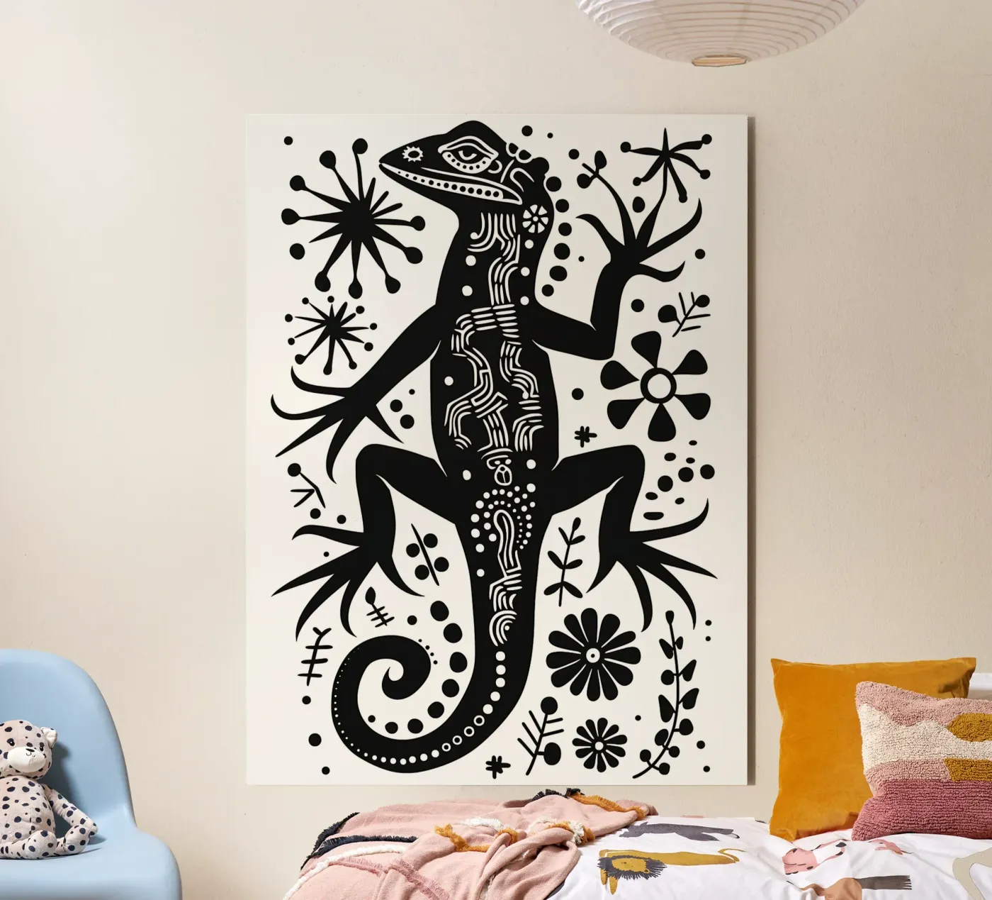 Lizard pattern alu-dibond by Autofocus