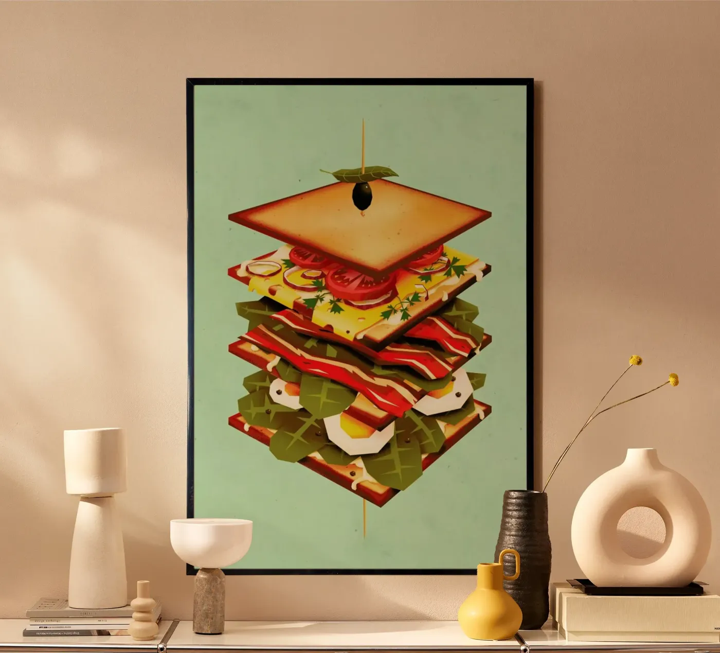 Sandwich poster da Yetiland