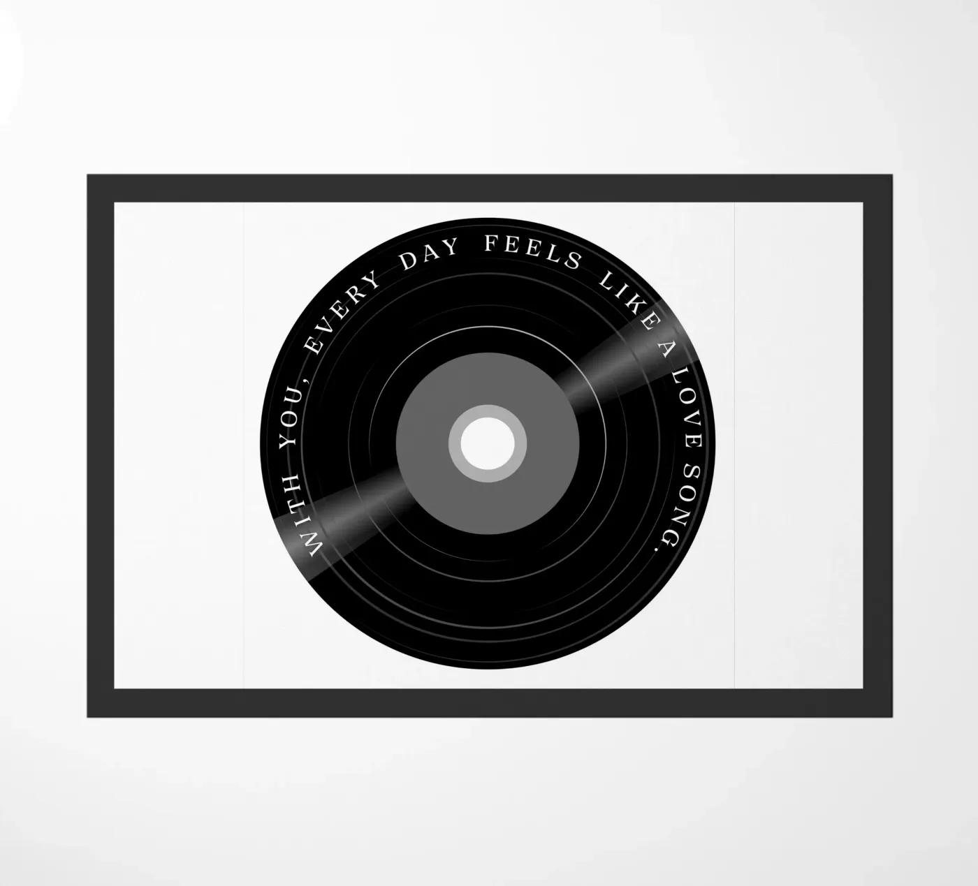 Liebe 2 Fußmatte von Street Boutique