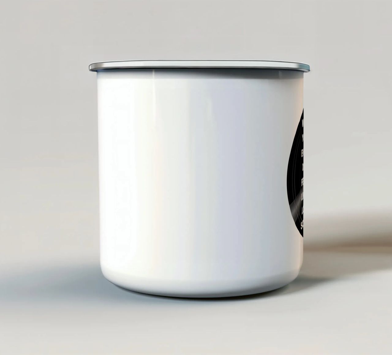Amore4 tazza in smalto da Street Boutique
