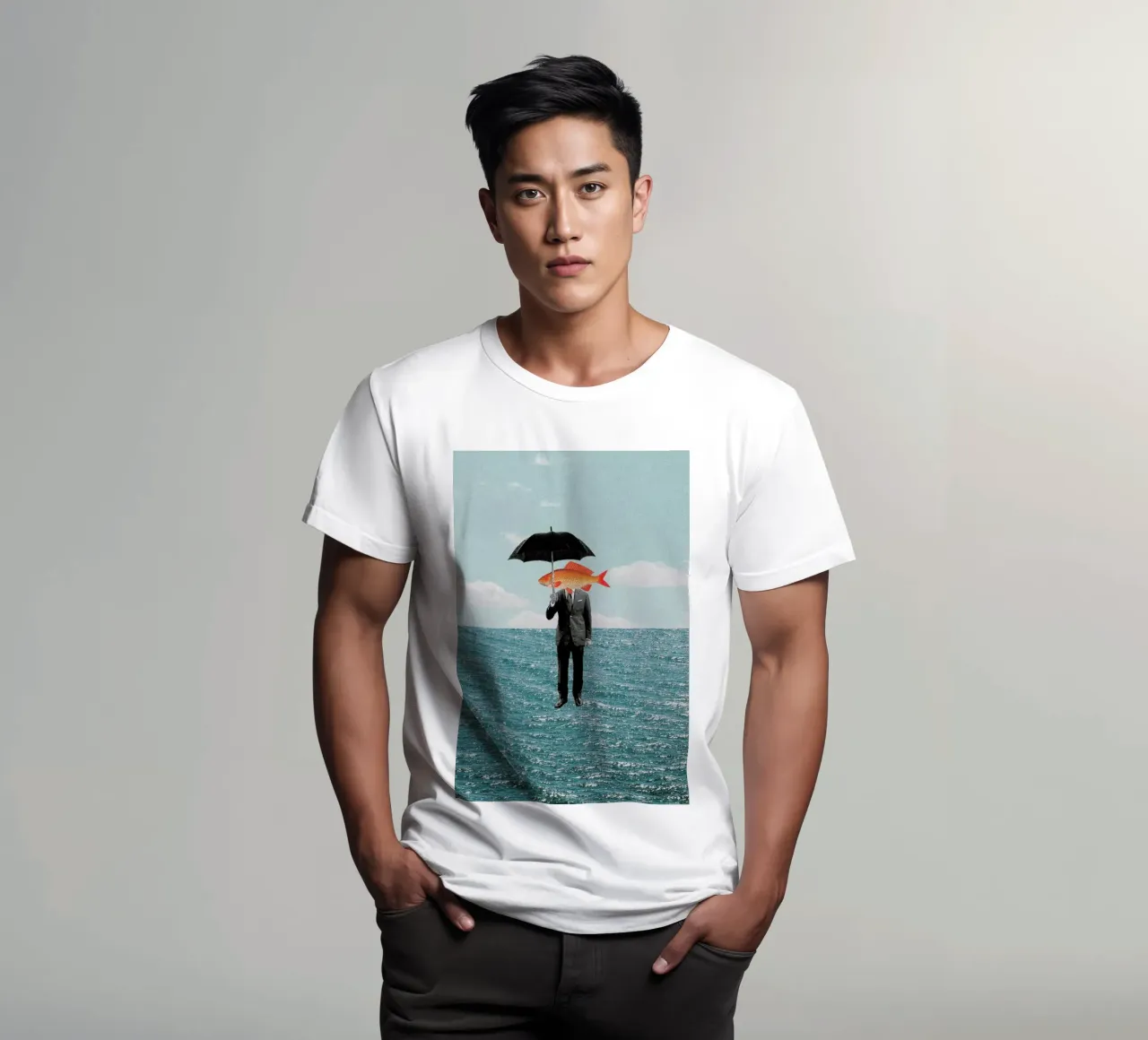 Can't Get Wet t-shirt by Maarten Léon