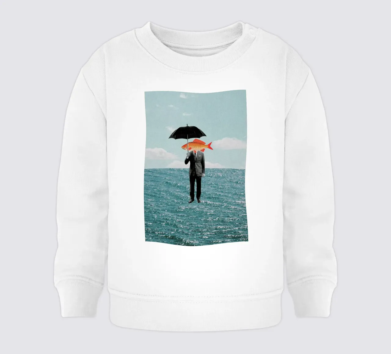 Can't Get Wet Baby Sweatshirt von Maarten Léon