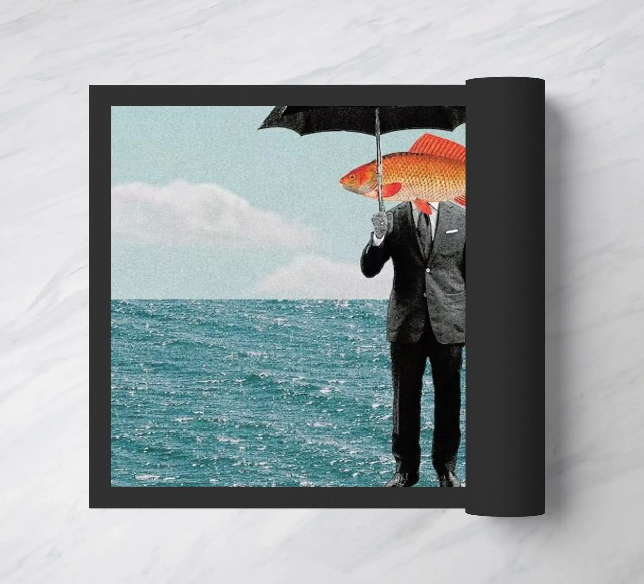 Can't Get Wet doormat by Maarten Léon