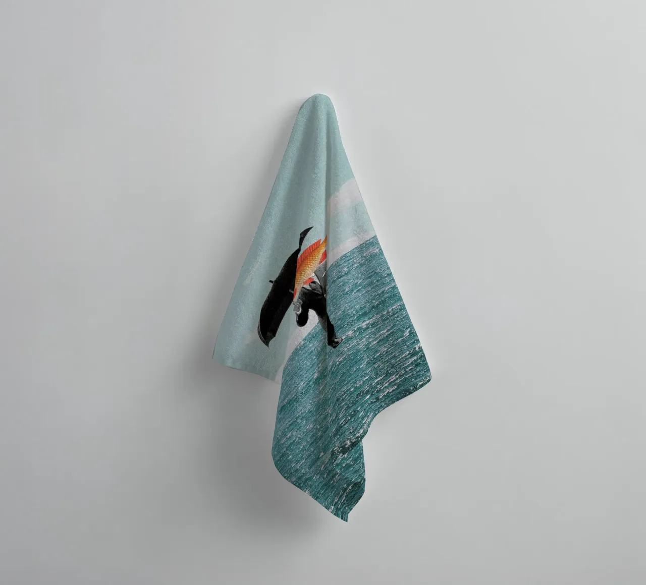 Can't Get Wet asciugamano da bagno da Maarten Léon