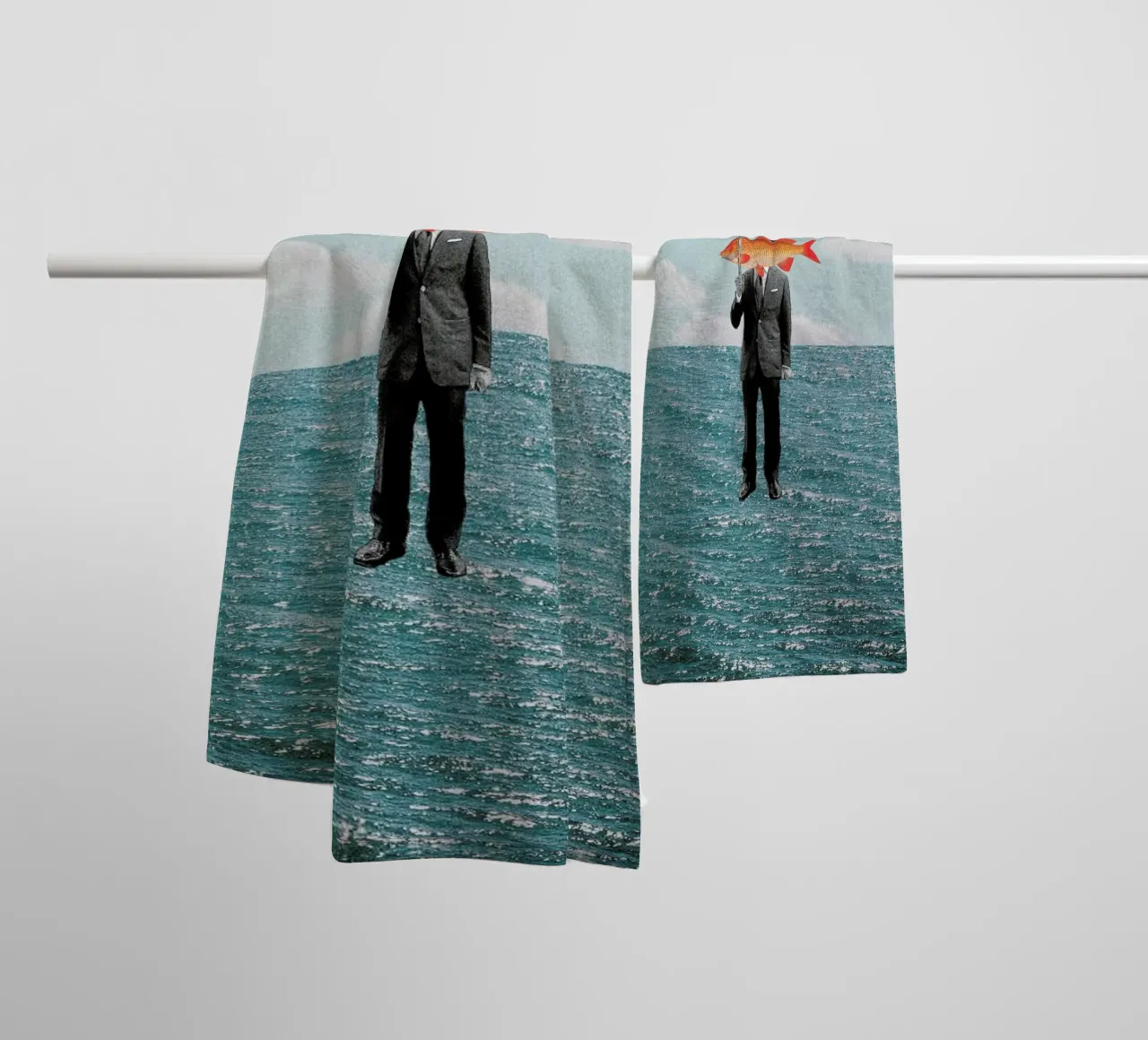 Can't Get Wet asciugamano da bagno da Maarten Léon