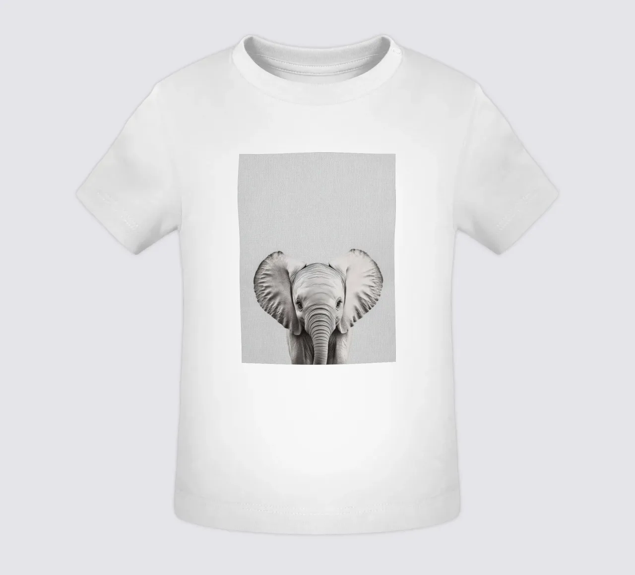Lili cute baby elephant baby t-shirt by Carinaprint