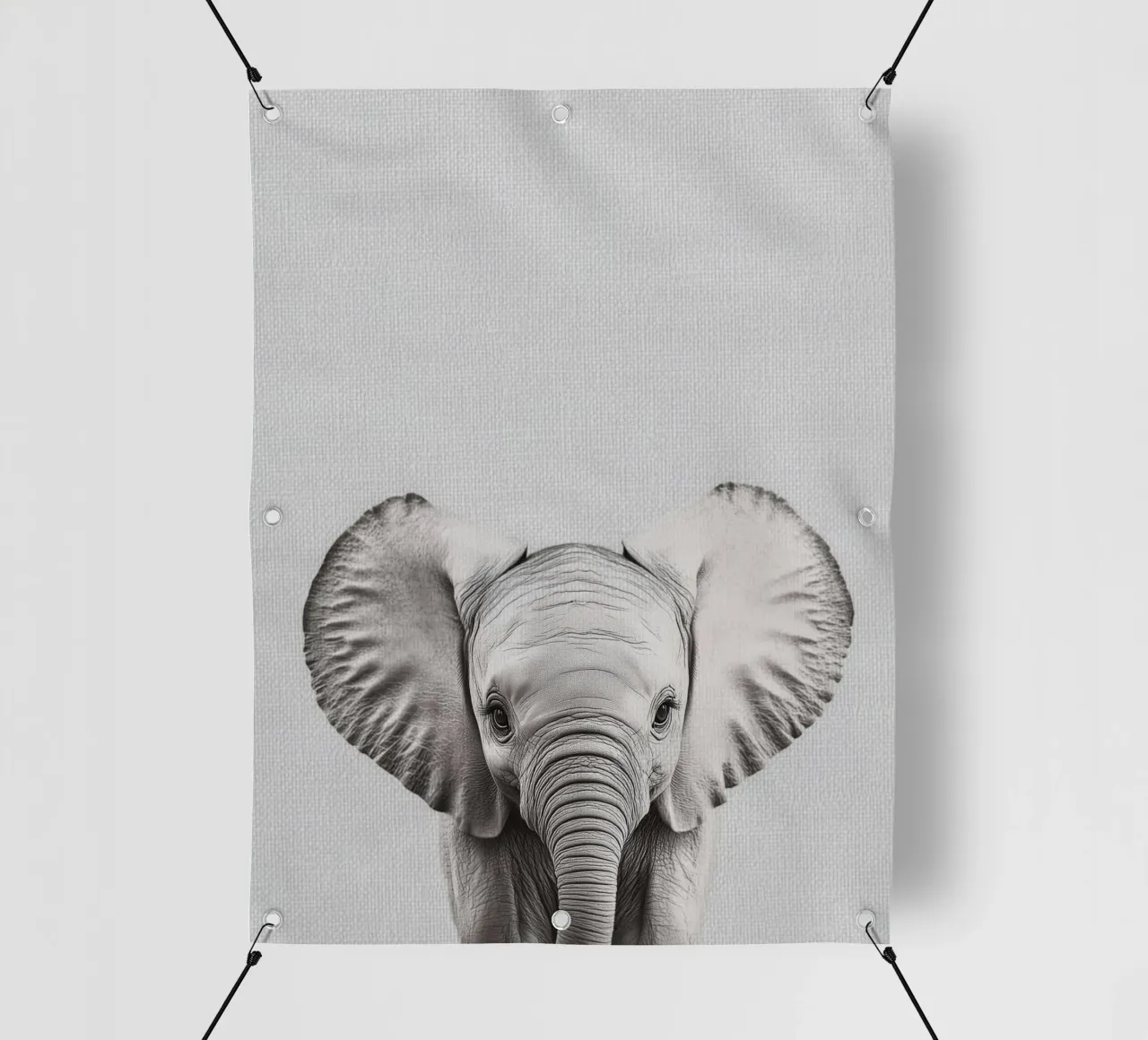 Lili cute baby elephant pvc cover by Carinaprint