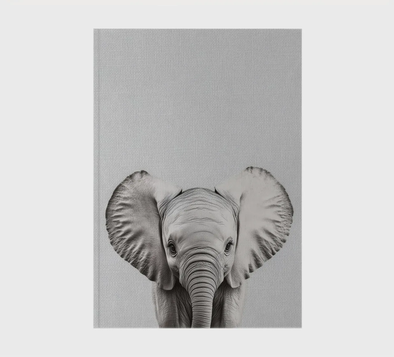 Lili cute baby elephant notebook by Carinaprint