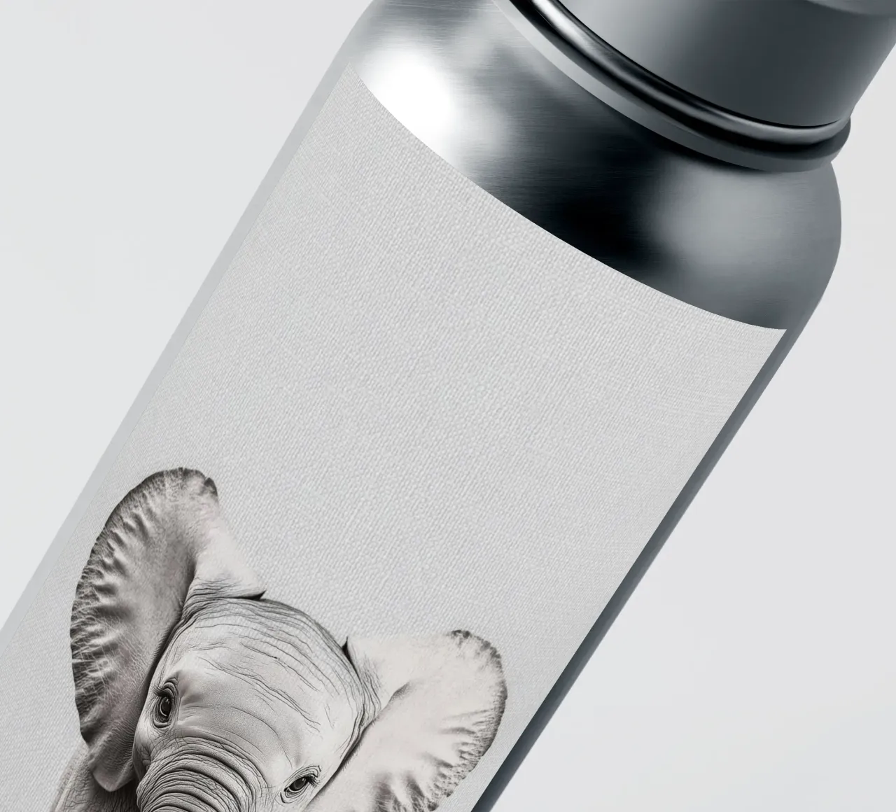 Lili cute baby elephant sticker by Carinaprint