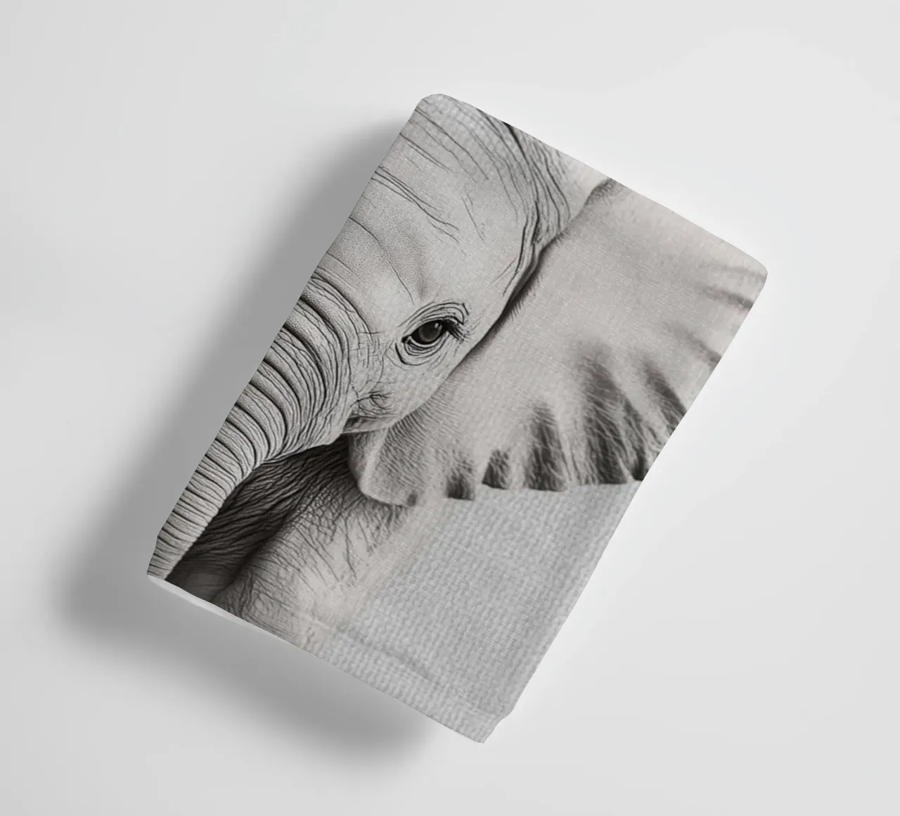 Lili cute baby elephant towel by Carinaprint