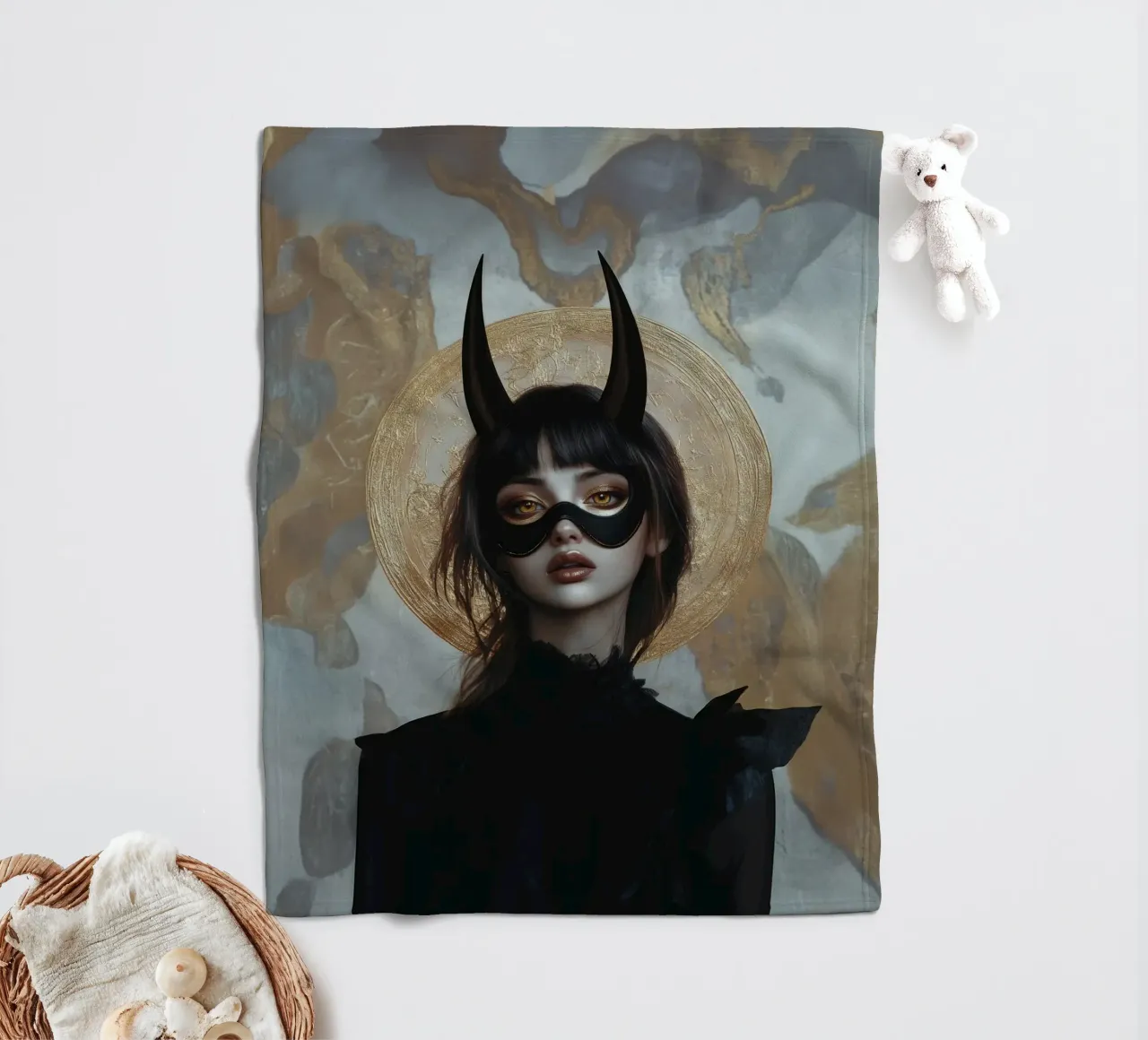 Lucy fleecedeken van Art Unleashed