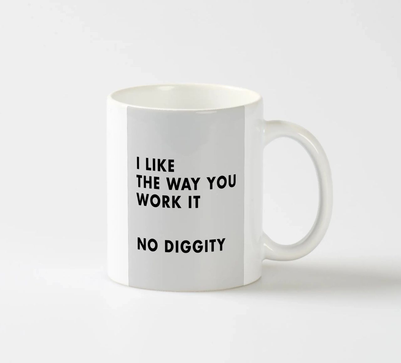 I Like The Way You Work It tazza in ceramica da WORD & WONDER