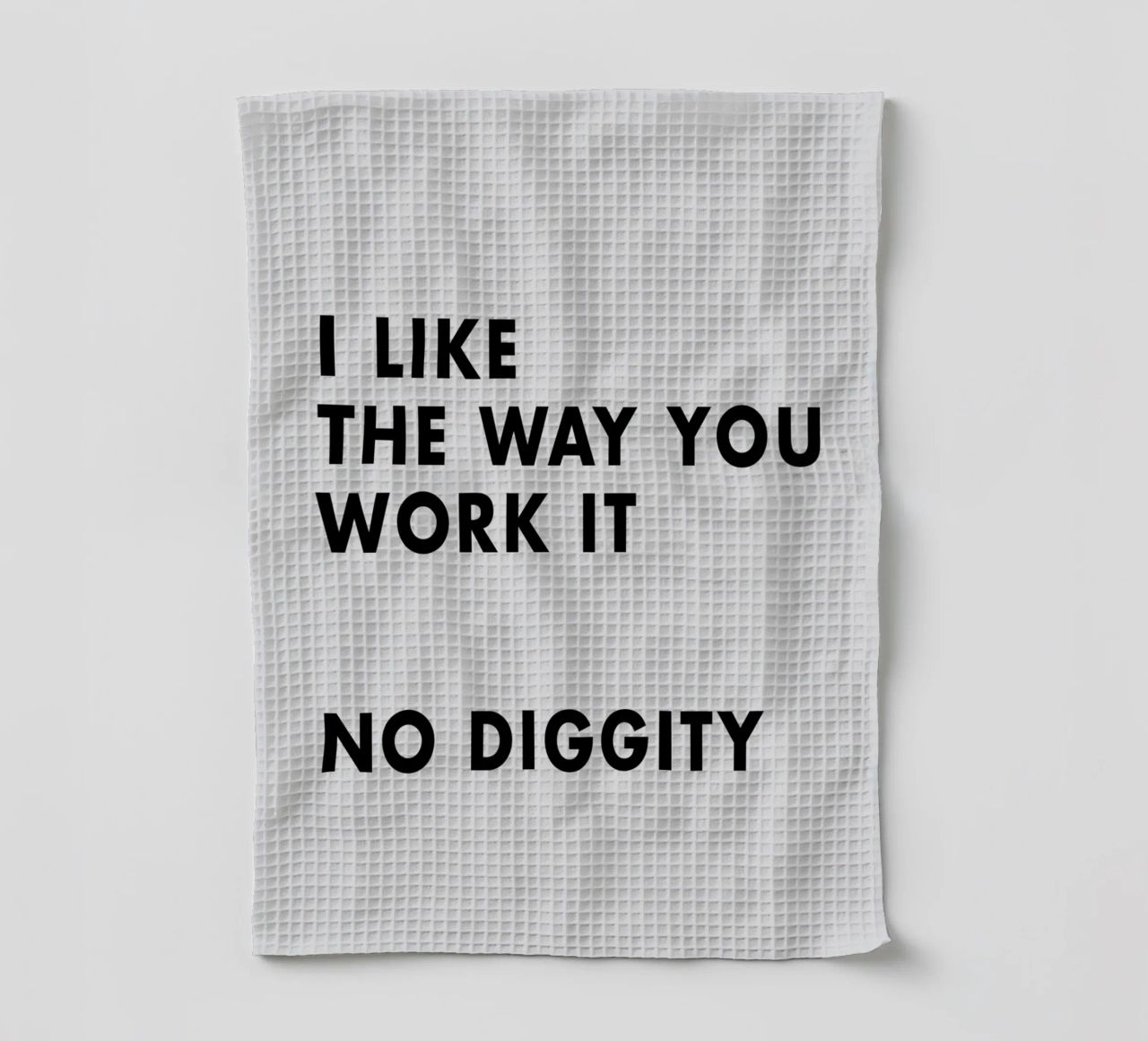 I Like The Way You Work It torchon de WORD & WONDER
