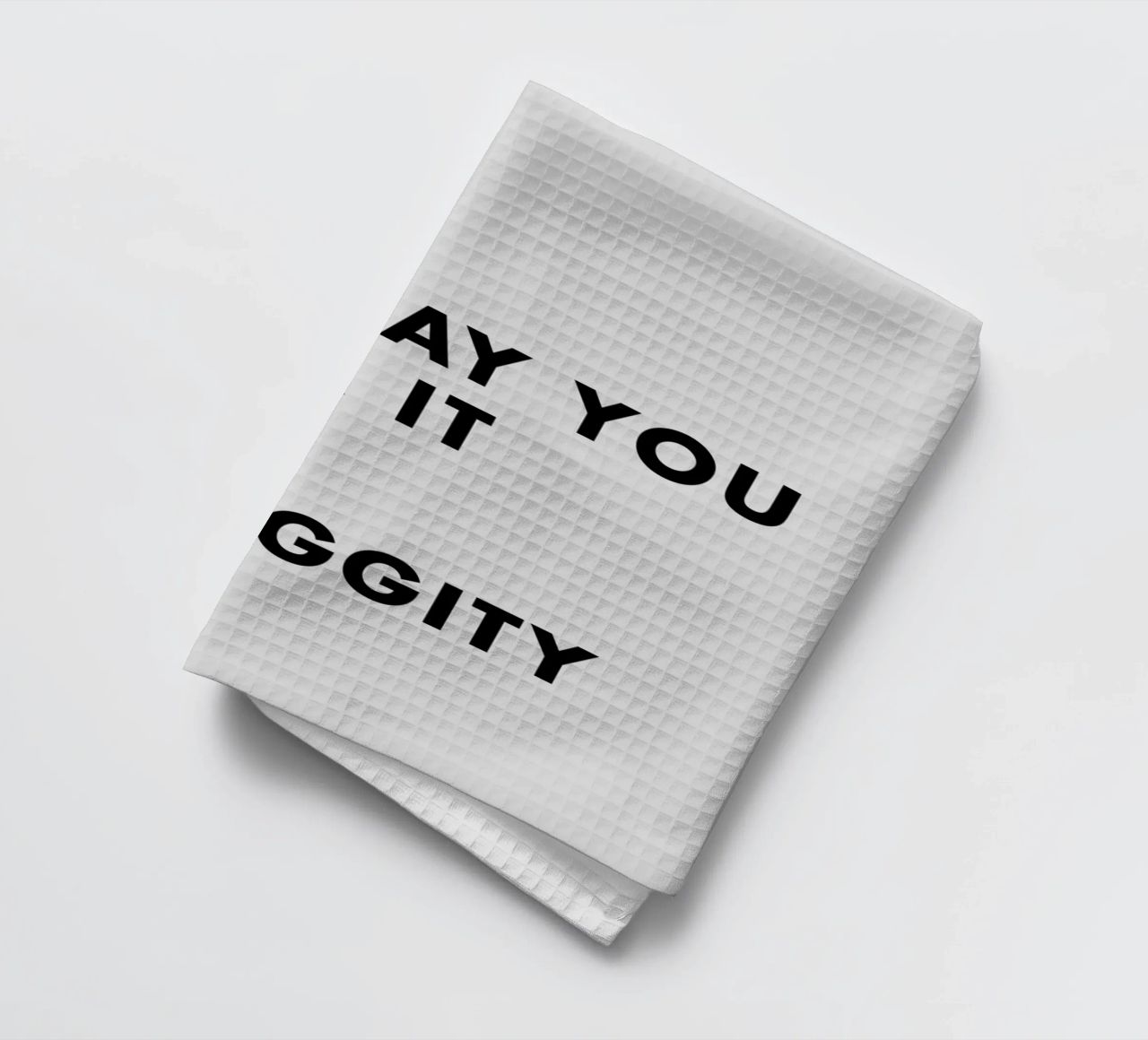I Like The Way You Work It torchon de WORD & WONDER