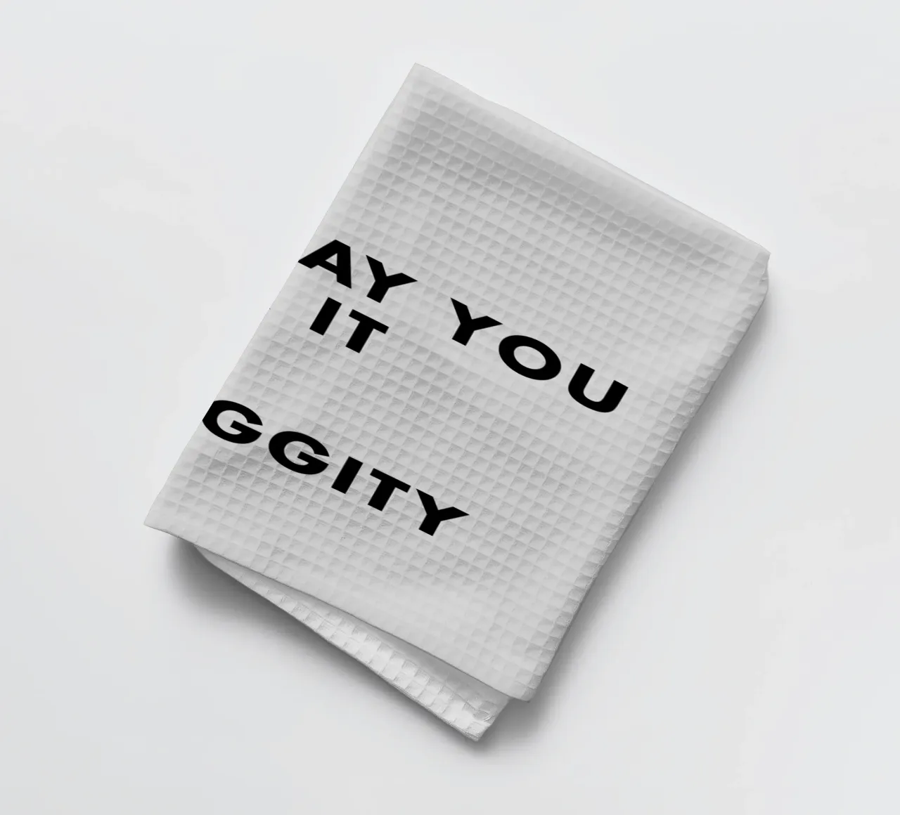 I Like The Way You Work It canovaccio da cucina da WORD & WONDER