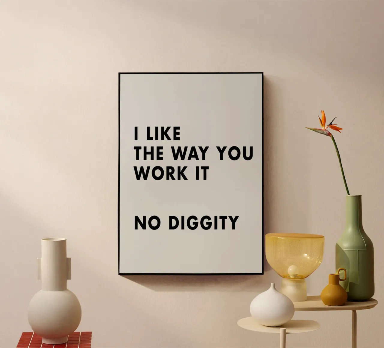I Like The Way You Work It plexiglass da WORD & WONDER