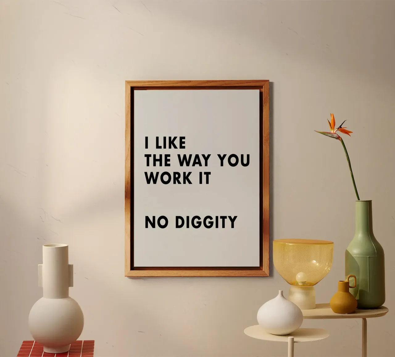 I Like The Way You Work It alluminio dibond da WORD & WONDER