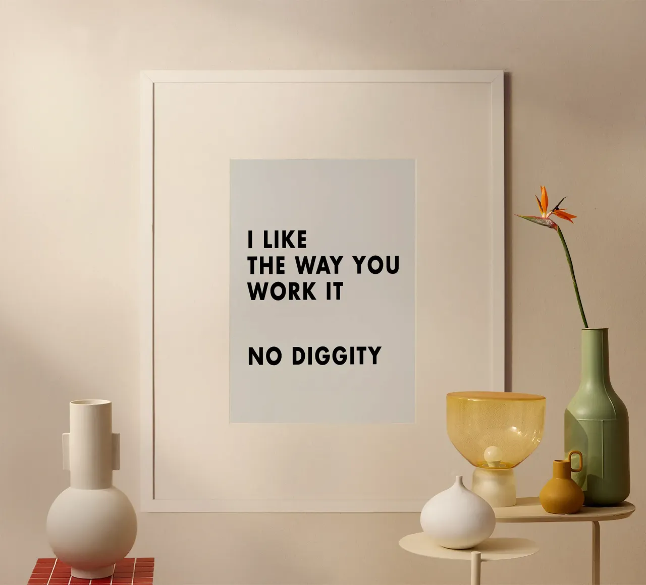 I Like The Way You Work It carta hahnemühle da WORD & WONDER