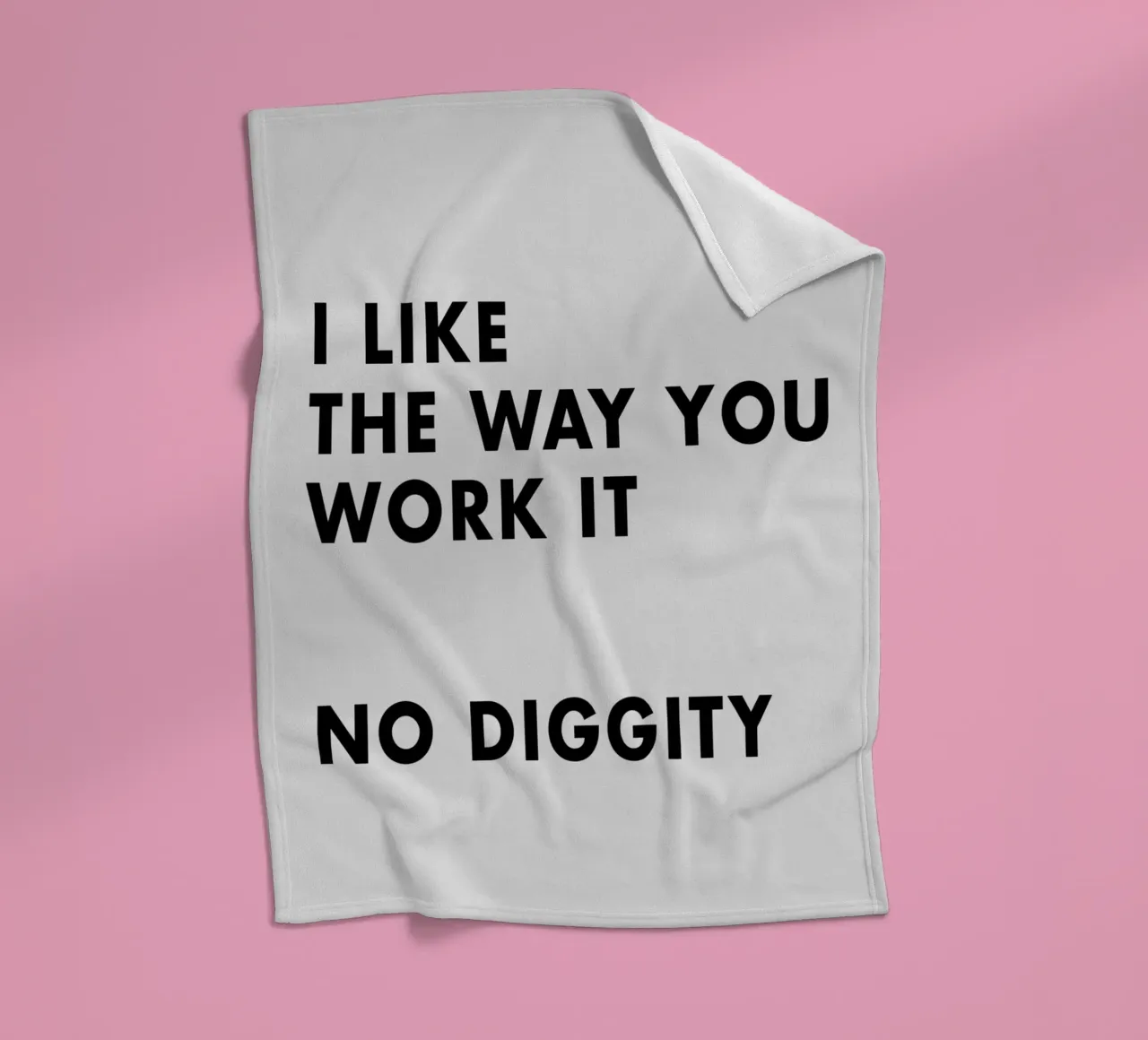 I Like The Way You Work It manta de franela de WORD & WONDER