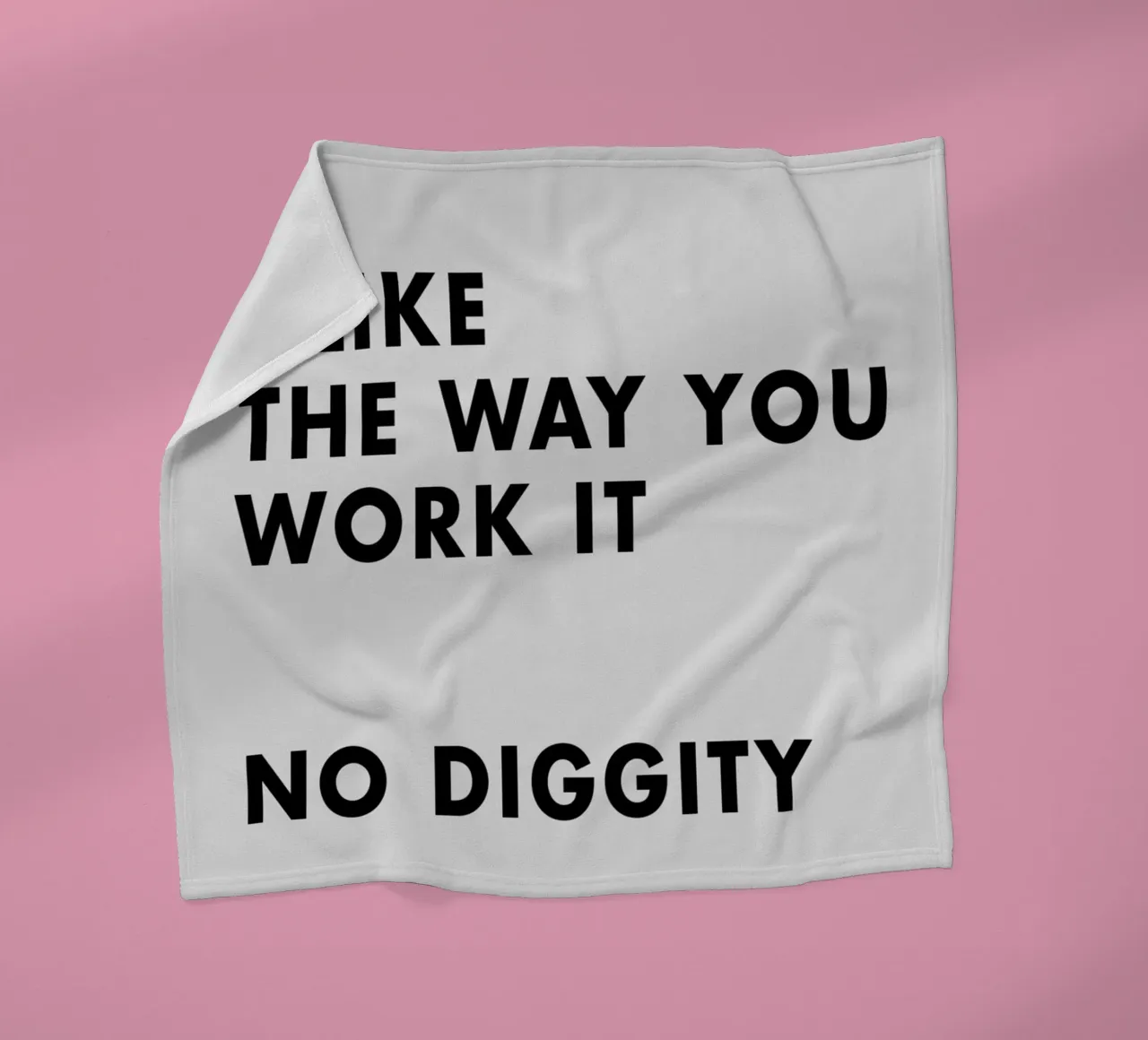 I Like The Way You Work It coperta in pile da WORD & WONDER