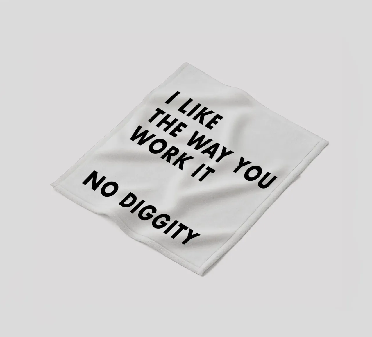 I Like The Way You Work It coperta in pile da WORD & WONDER