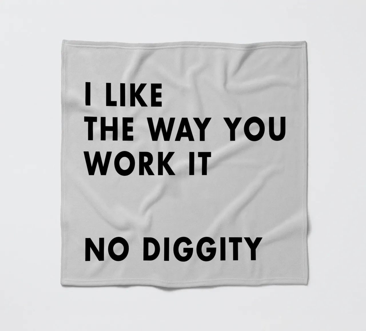 I Like The Way You Work It manta de franela de WORD & WONDER