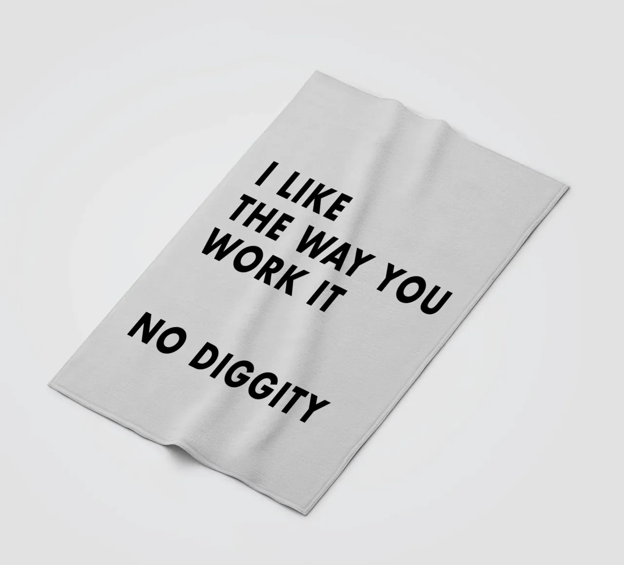 I Like The Way You Work It manta de franela de WORD & WONDER